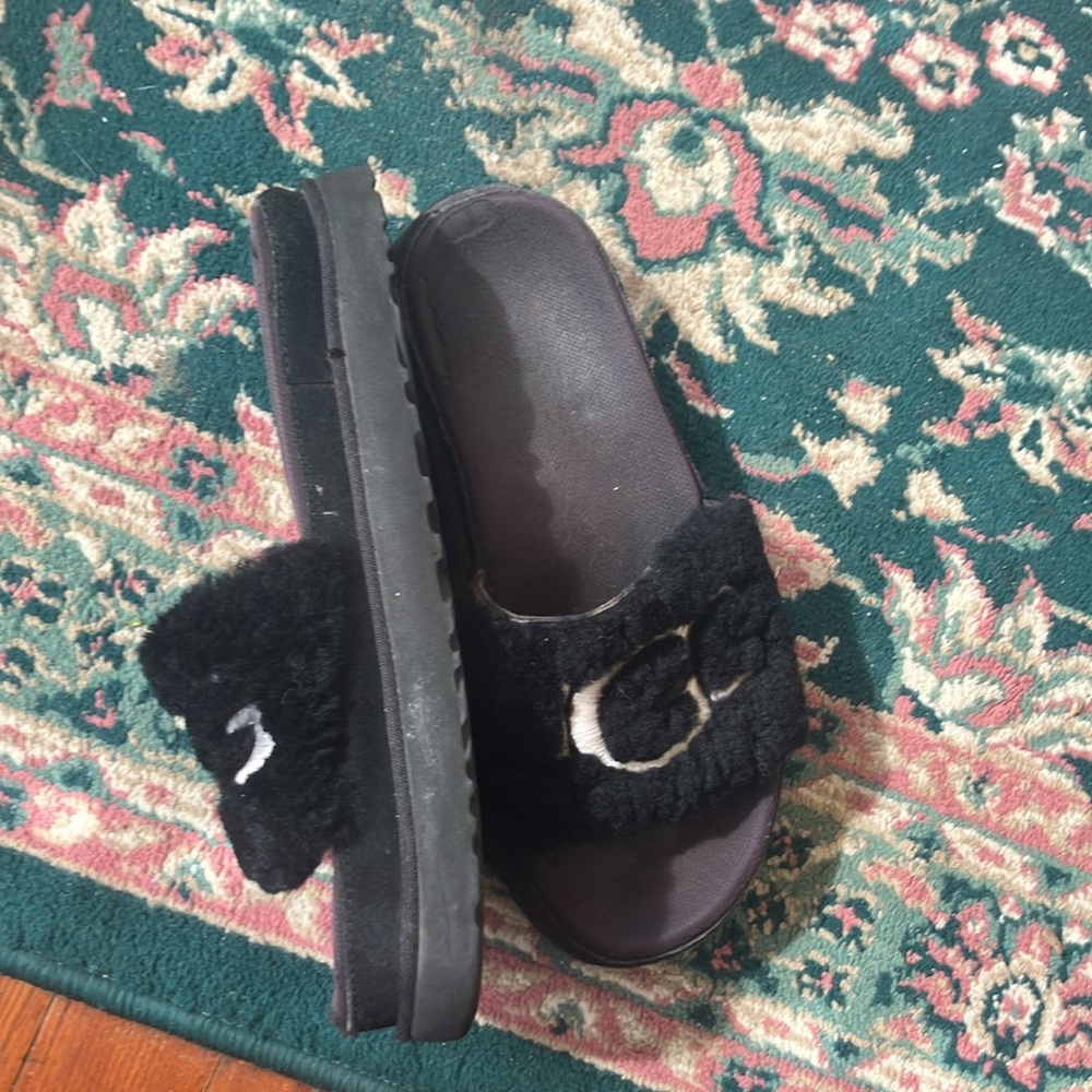 UGG Shearling Platform Slides - Picture 4 of 6